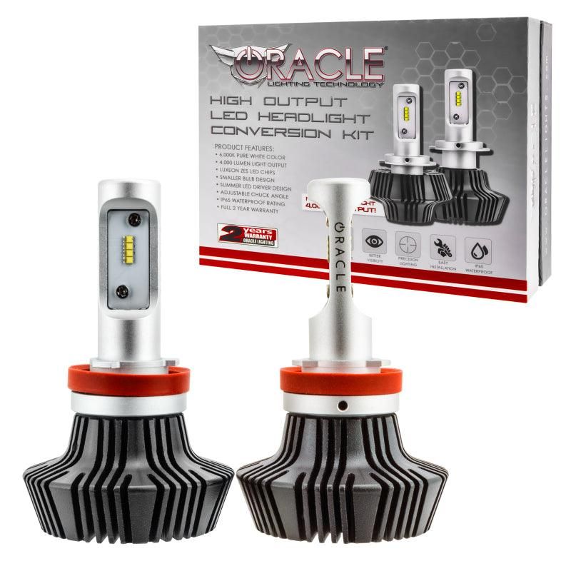 Oracle H11 4000 Lumen LED Headlight Bulbs (Pair) - 6000K SEE WARRANTY-tuningsupply.com