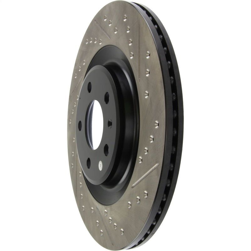 StopTech Slotted & Drilled Sport Brake Rotor-Brake Rotors - Slot & Drilled-Stoptech-STO127.33137L-SMINKpower Performance Parts