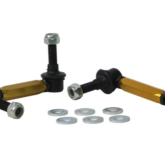 Whiteline 06-09 Toyota FJ Cruiser GSJ10 / 09+ GSJ15 Front Adjustable Heavy Duty Sway Bar Link Kit-Sway Bar Endlinks-Whiteline-WHLKLC220-SMINKpower Performance Parts