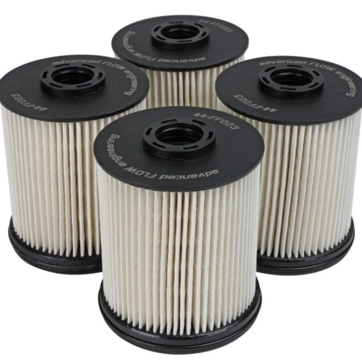 aFe ProGuard D2 Fuel Filter; GM Diesel Trucks 17-21; V8 6.6L L5P - 4 Pack-tuningsupply.com