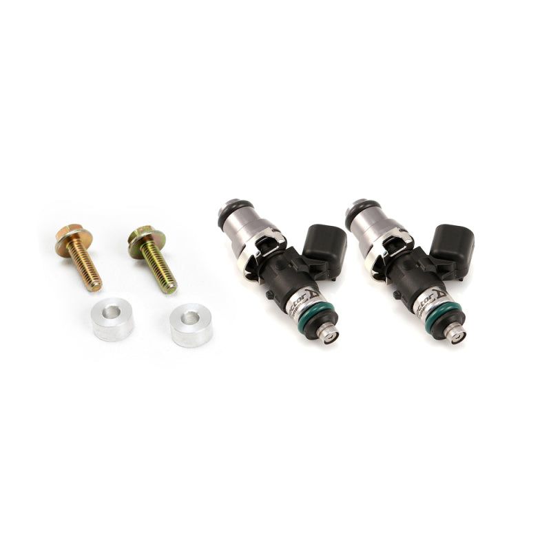 Injector Dynamics ID1050-XDS Fuel Injectors Polaris RZR 14mm Adapter Top w/ Connectors (Set of 2)-tuningsupply.com