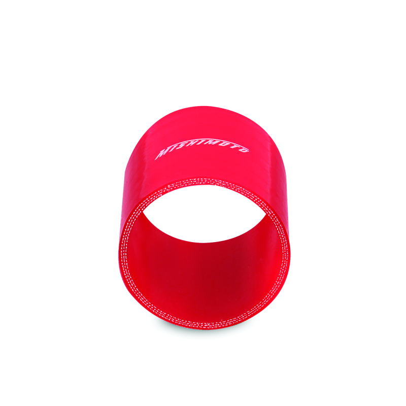 Mishimoto 3.0 Inch Red Straight Coupler-tuningsupply.com