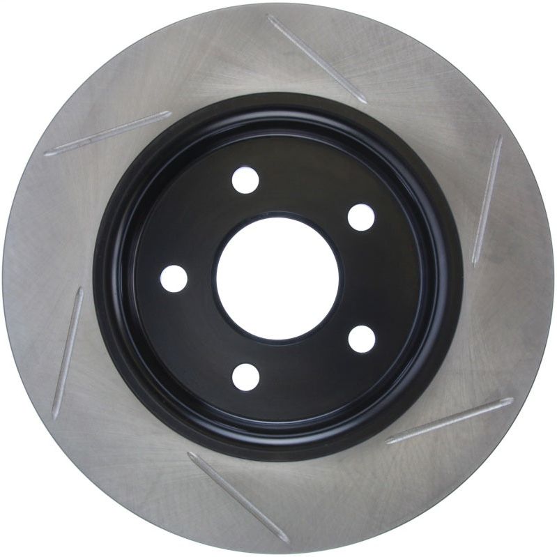 StopTech 13 Ford Focus ST Slotted Right Rear Rotor-Brake Rotors - Slotted-Stoptech-STO126.61099SR-SMINKpower Performance Parts