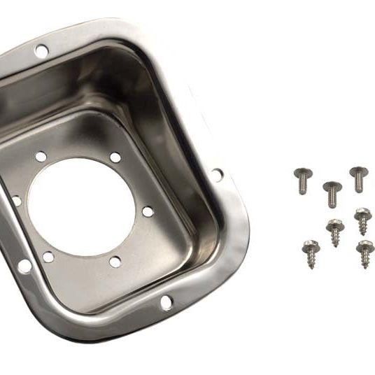 Kentrol 78-95 Jeep CJ/Wrangler YJ Gas Filler Neck - Polished Silver-tuningsupply.com