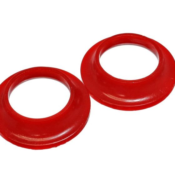 Energy Suspension 91-96 Chevrolet Full Size Red Rear Upper Coil Spring Isolators-tuningsupply.com