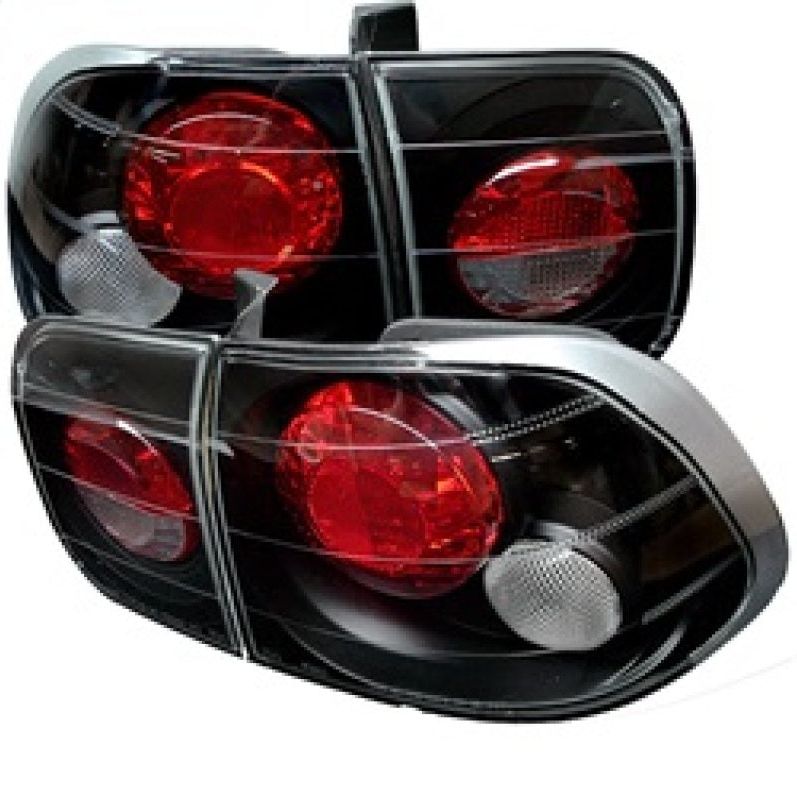 Spyder Honda Civic 96-98 4Dr Euro Style Tail Lights Black ALT-YD-HC96-4D-BK-Tail Lights-SPYDER-SPY5004970-SMINKpower Performance Parts