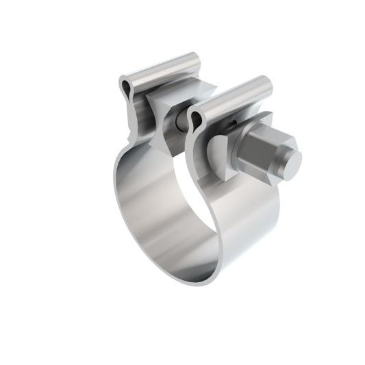 Borla 2in T-304 Stainless Steel AccuSeal Single Bolt Band Clamp-tuningsupply.com