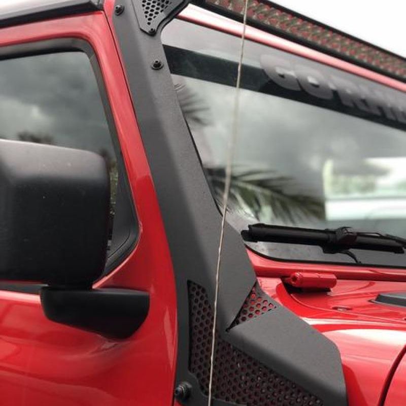 Go Rhino 18-20 Jeep Wrangler JL/JLU/Gladiator JT XE Windshield Light Bar Mount - 50in Single Row-tuningsupply.com