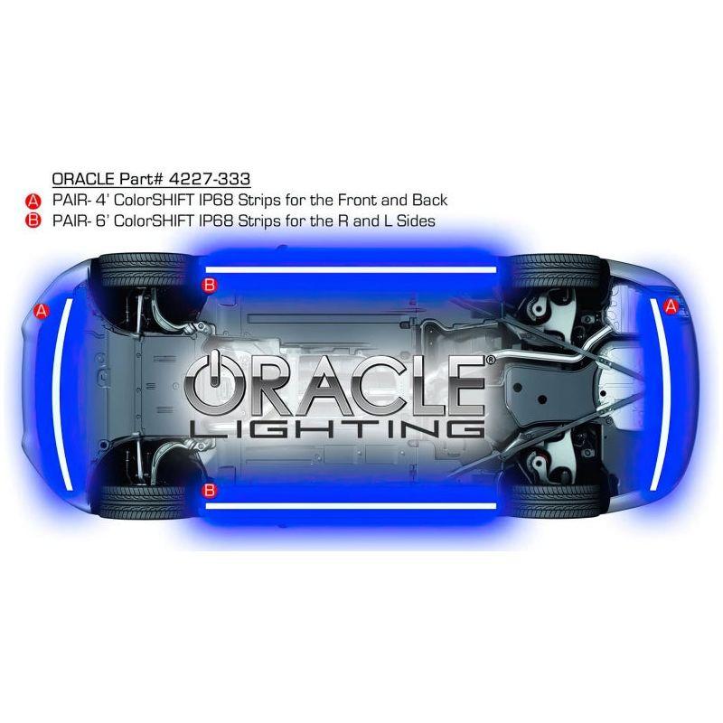 Oracle Universal LED Underbody Kit - ColorSHIFT - SMINKpower Performance Parts ORL4227-333 ORACLE Lighting