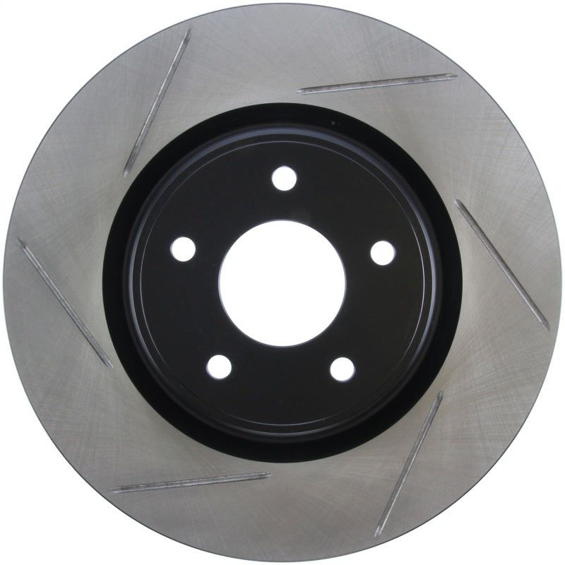 StopTech 13-15 Nissan Pathfinder Slotted Front Right Rotor-Brake Rotors - Slotted-Stoptech-STO126.42120SR-SMINKpower Performance Parts