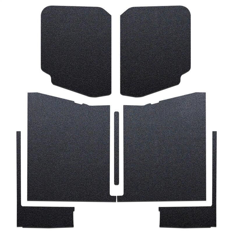 DEI 20-22 Jeep Gladiator JT 4-Door Boom Mat Complete Headliner Kit - 7 Piece - Black-tuningsupply.com