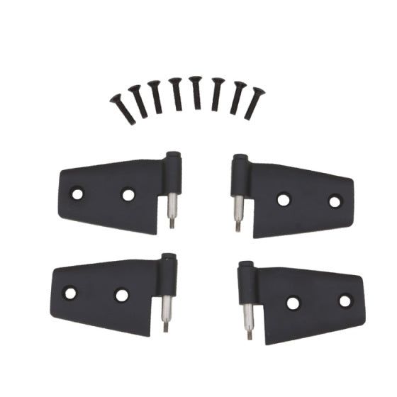 Rampage 2007-2018 Jeep Wrangler(JK) Door Hinges - Black-Doors-Rampage-RAM87641-SMINKpower Performance Parts