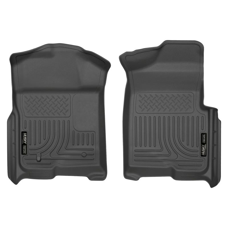 Husky Liners 09-12 Ford F-150 Regular/Super/Super Crew Cab WeatherBeater Black Floor Liners-tuningsupply.com