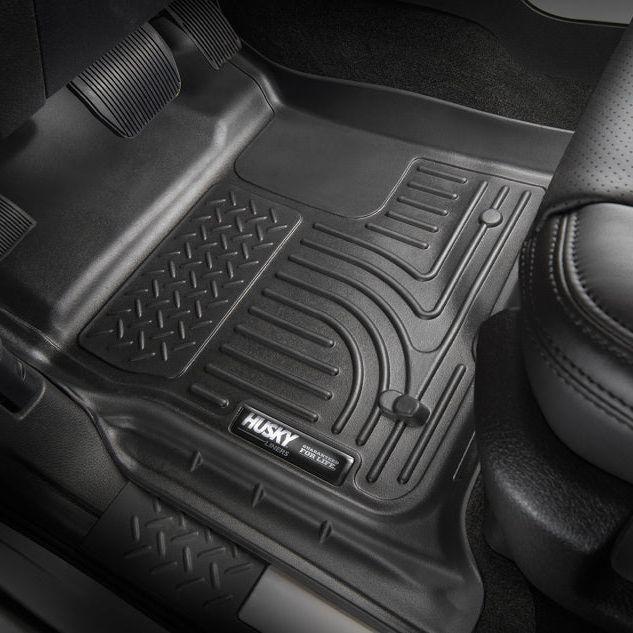 Husky Liners 07-11 Toyota Camry (All) WeatherBeater Combo Black Floor Liners (One Piece for 2nd Row)-tuningsupply.com