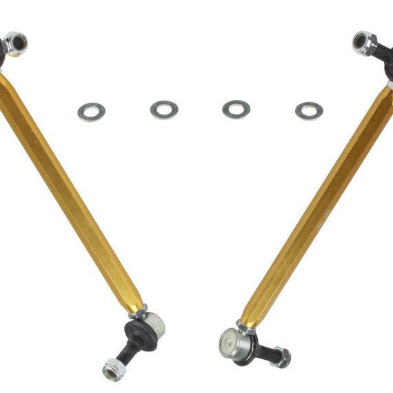 Whiteline 05-10 Chevy Cobalt/6/09+ Cruze/06-11 HHR Front Sway Bar - Link Assembly H/D Adj Steel Ball-Sway Bar Endlinks-Whiteline-WHLKLC175-SMINKpower Performance Parts