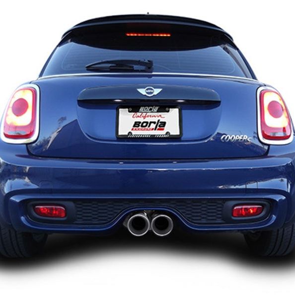 Borla 14-15 Mini Cooper S F56 2.0L Turbo AT/MT FWD 2DR 2.5in S-Type Rear Section Exhaust 4in Tips-tuningsupply.com