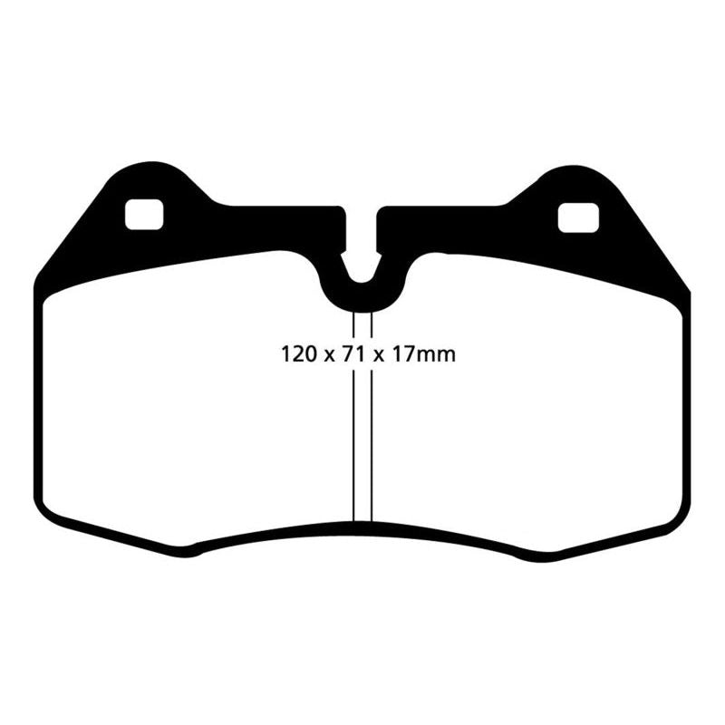 

EBC DP41032R - EBCDP41032R - EBC 94-99 BMW M5 3.8 (E34) Yellowstuff Front Brake Pads - Shipped in Europe - Tuningsupply.com
