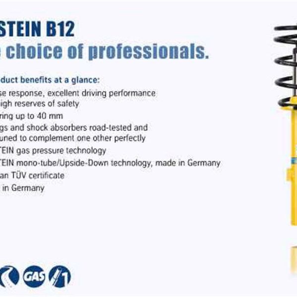 Bilstein B12 1975 Volkswagen Rabbit Base Front and Rear Suspension Kit-tuningsupply.com