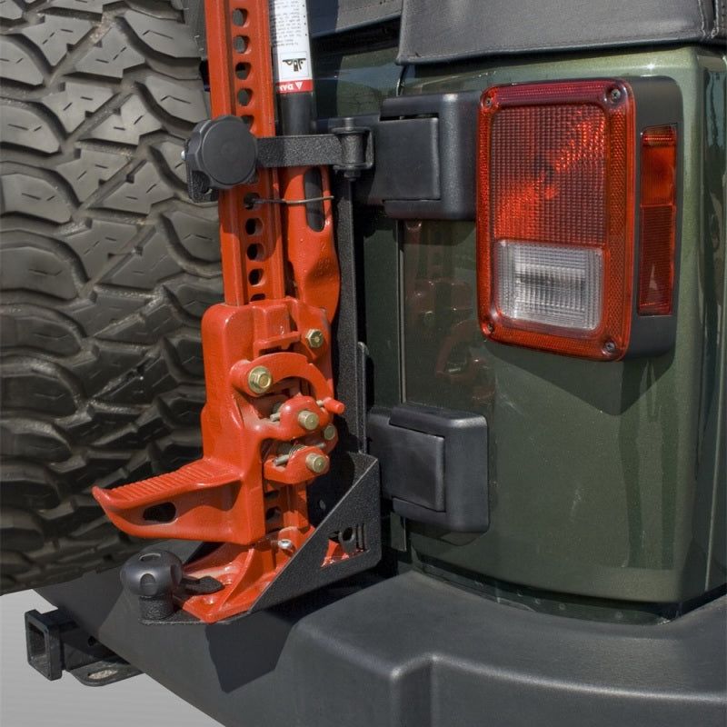 Rugged Ridge Off-road Jack Mounting Bracket 07-18 Jeep Wrangler JK - SMINKpower Performance Parts RUG11586.01 Rugged Ridge