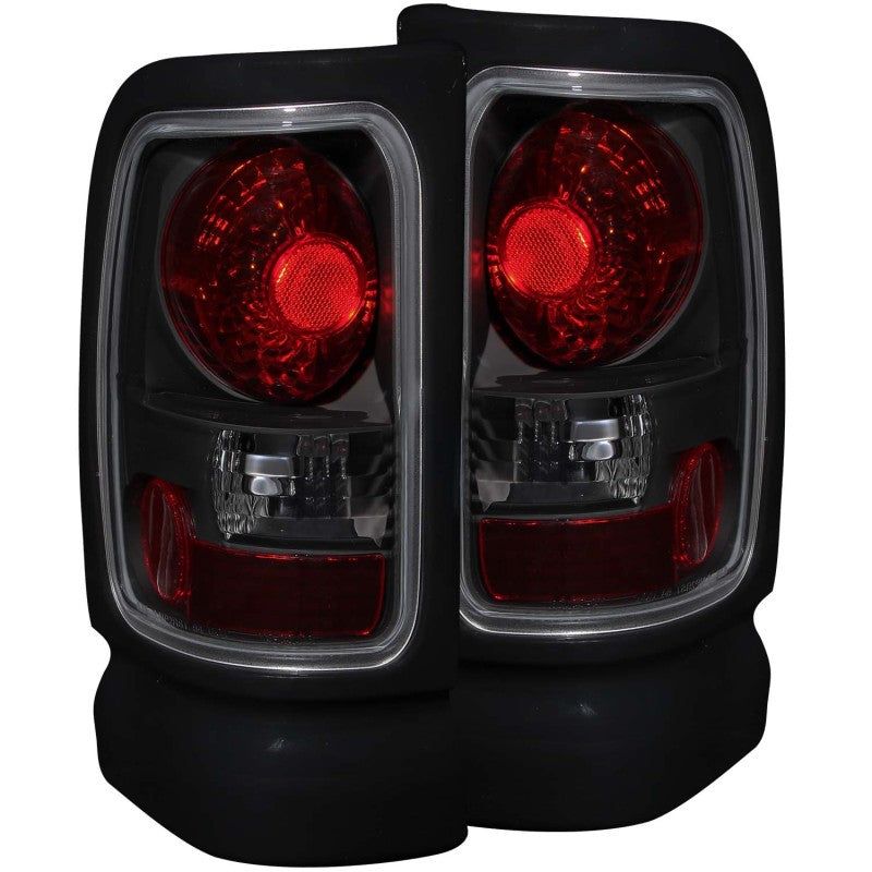 ANZO 1994-2001 Dodge Ram Taillights Dark Smoke-tuningsupply.com