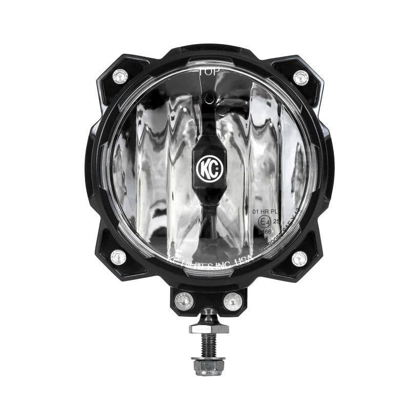 KC HiLiTES 6in. Pro6 Gravity LED Light 20w Single Mount SAE/ECE Driving Beam (Single)-tuningsupply.com