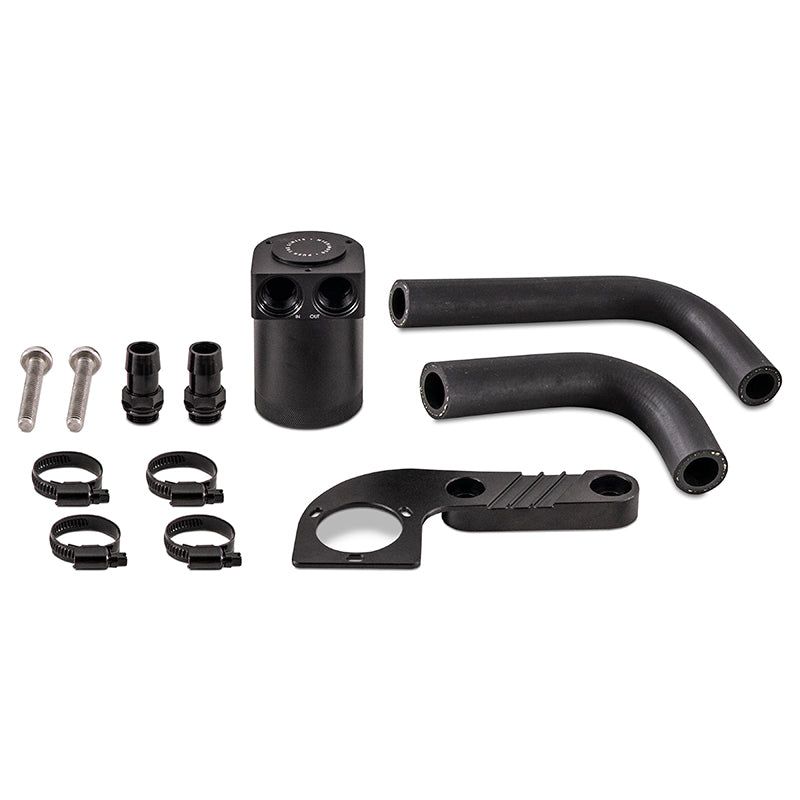 Mishimoto 2015+ BMW F8X M3/M4 Baffled Oil Catch Can - Wrinkle Black-tuningsupply.com