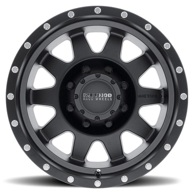 Method MR301 The Standard 16x8 0mm Offset 8x6.5 130.81mm CB Matte Black Wheel-tuningsupply.com