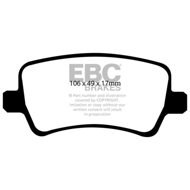

EBC DP41934R - EBCDP41934R - EBC 13-15 Land Rover LR2 2.0 Turbo Yellowstuff Rear Brake Pads - Shipped in Europe - Tuningsupply.com
