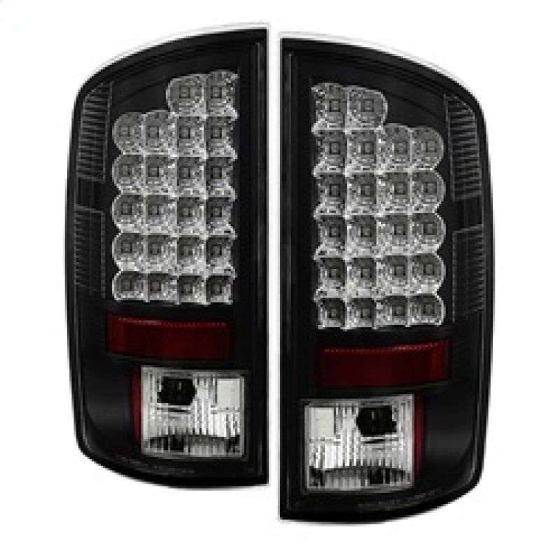 Spyder Dodge Ram 07-08 1500/Ram 07-09 2500/3500 LED Tail Lights Black ALT-YD-DRAM06-LED-BK-Tail Lights-SPYDER-SPY5002617-SMINKpower Performance Parts