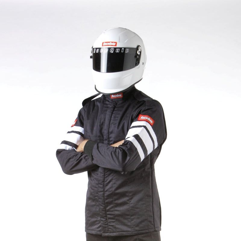 RaceQuip Black SFI-5 Jacket - Medium-Racing Jackets-Racequip-RQP121003-SMINKpower Performance Parts