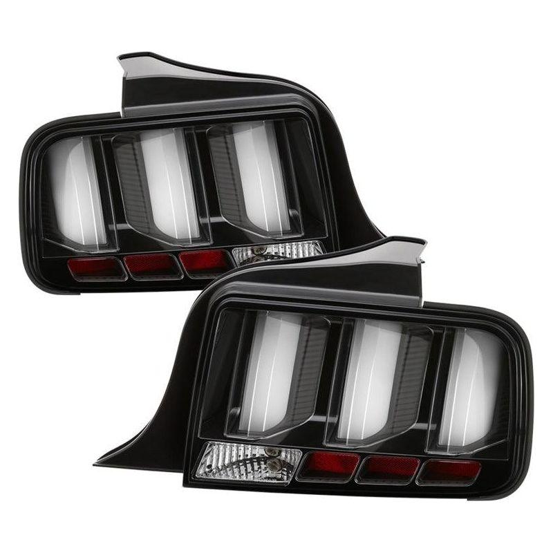 Spyder 05-09 Ford Mustang (White Light Bar) LED Tail Lights - Black ALT-YD-FM05V3-LED-BK - SMINKpower Performance Parts SPY5086693 SPYDER