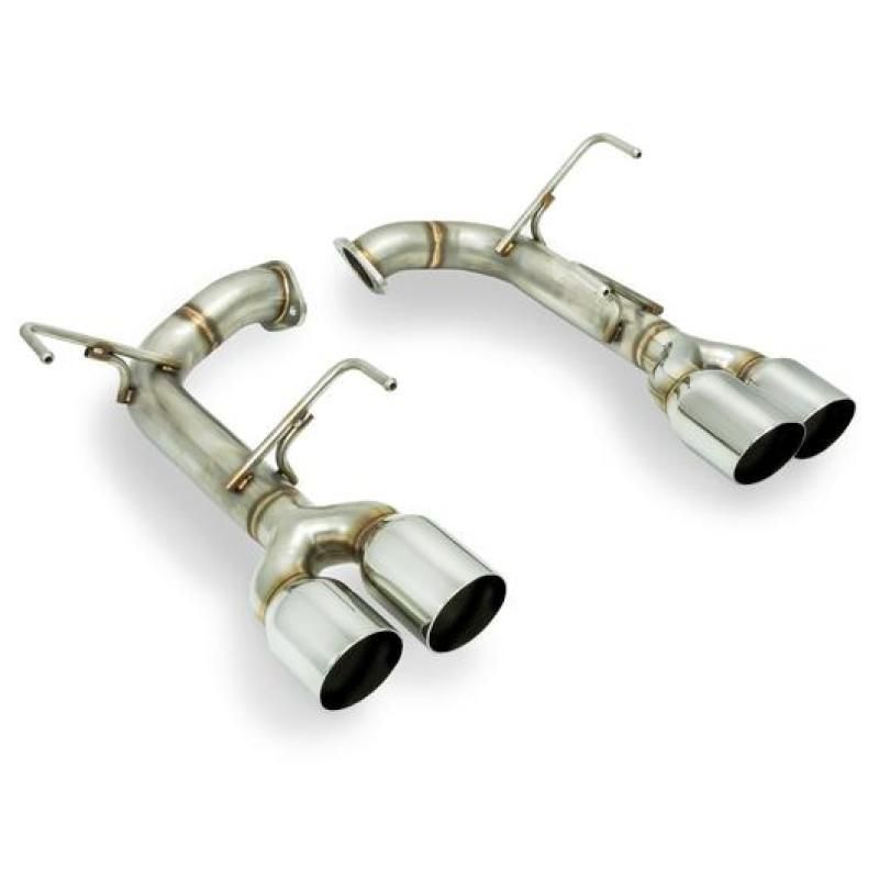 Remark 2015+ Subaru WRX/STI VA Axle Back Exhaust w/Stainless Steel Single Wall Tip - SMINKpower Performance Parts REMRO-TSVA-S Remark