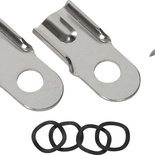 Kentrol 76-86 Jeep CJ8/CJ8 Tailgate Latch Pair CJ7/CJ8 - Polished Silver - SMINKpower Performance Parts KEN30564 Kentrol