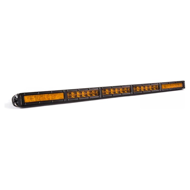 Diode Dynamics 30 In LED Light Bar Single Row Straight - Amber Combo Each Stage Series-tuningsupply.com