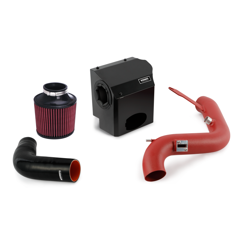 Mishimoto 14-15 Ford Fiesta ST 1.6L Performance Air Intake Kit - Wrinkle Red-tuningsupply.com