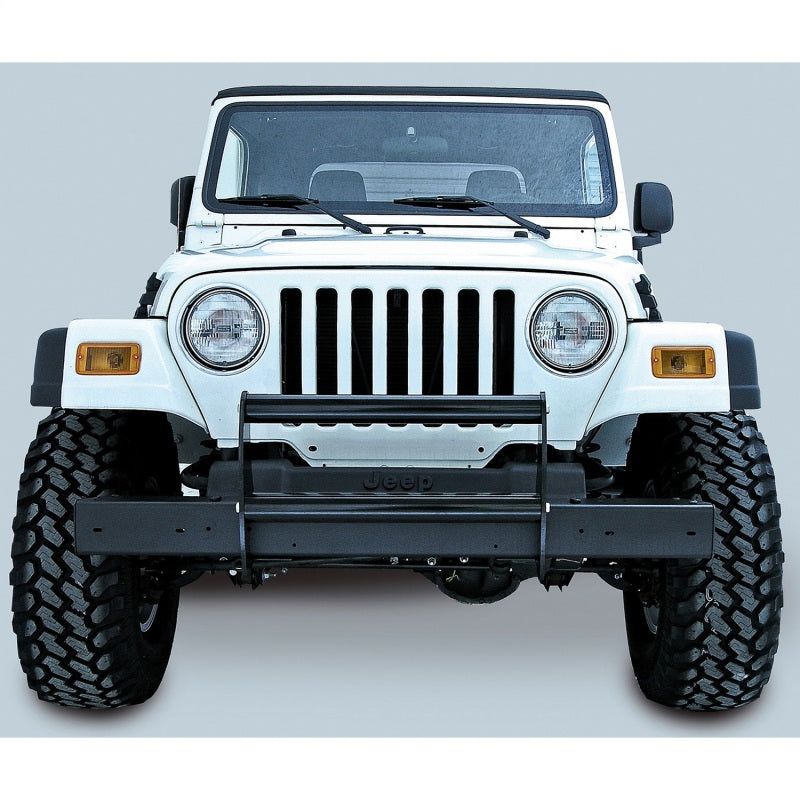 Rugged Ridge Brush Guard Gloss Black 97-06 Jeep Wrangler - SMINKpower Performance Parts RUG11511.02 Rugged Ridge