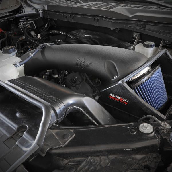 aFe Rapid Induction Cold Air Intake System w/Pro 5R Filter 2021+ Ford F-150 V8-5.0L-tuningsupply.com