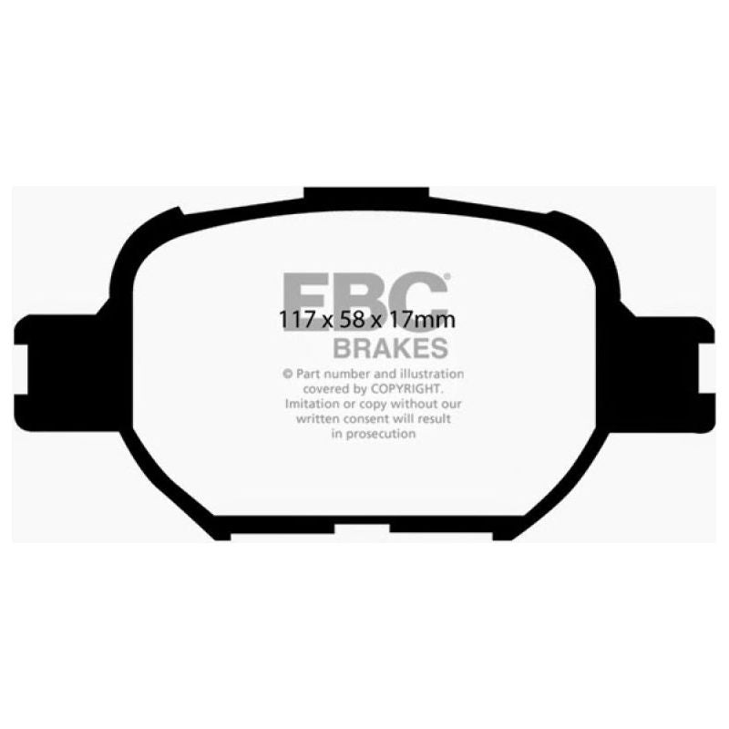 EBC 04-10 Scion TC 2.4 Redstuff Front Brake Pads-tuningsupply.com