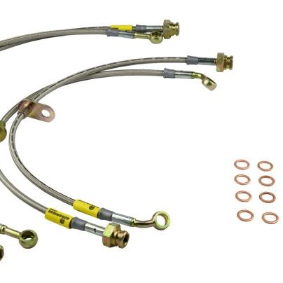 Goodridge 10-15 Chevrolet Camaro Stainless Steel Brake Line Kit-tuningsupply.com