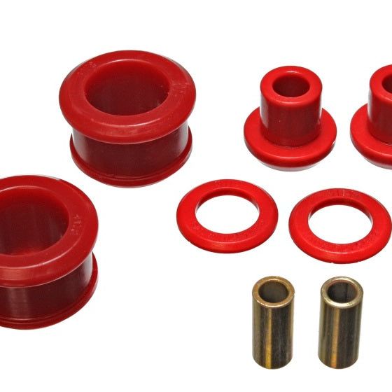 Energy Suspension 90-96 Nissan 300ZX Red Rear Differential Carrier Bushing Set (Must reuse all metal-tuningsupply.com