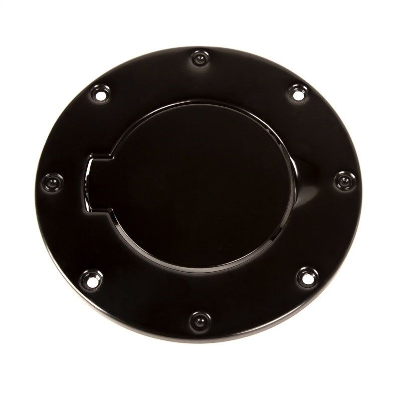 Rugged Ridge 97-06 Jeep Wrangler TJ Black Non-Locking Gas Cap Door - SMINKpower Performance Parts RUG11229.01 Rugged Ridge