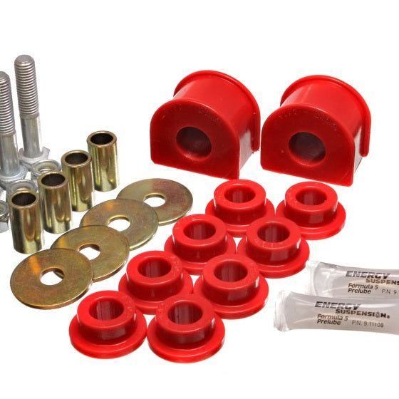 Energy Suspension 99-04 Ford F-150 Lightning 2WD Red Rear Sway Bar Bushing Set (Inc End Links)-tuningsupply.com