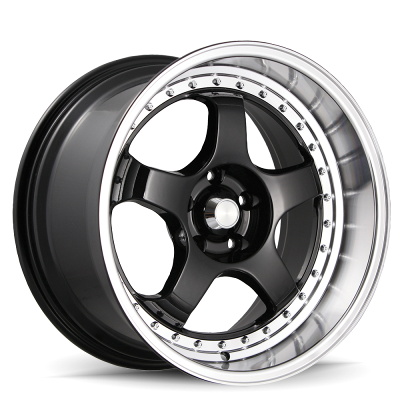 Konig SSM 18x9 5x114.3 ET22 Gloss Black w/ Machined Lip-tuningsupply.com