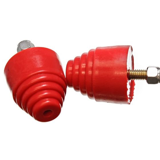 Energy Suspension All Purpose Red Bump Stop Set 2 1/8 inch Tall / 2 inch dia. (2 per set)-tuningsupply.com