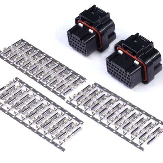 Haltech AMP 26 & 34 Pin 4 Row 3 Keyway Superseal Connector Set Plug & Pins-tuningsupply.com