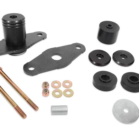 BMR 11-18 Dodge Challenger Motor Mount Solid Bushing Upgrade Kit - Black Anodized-tuningsupply.com