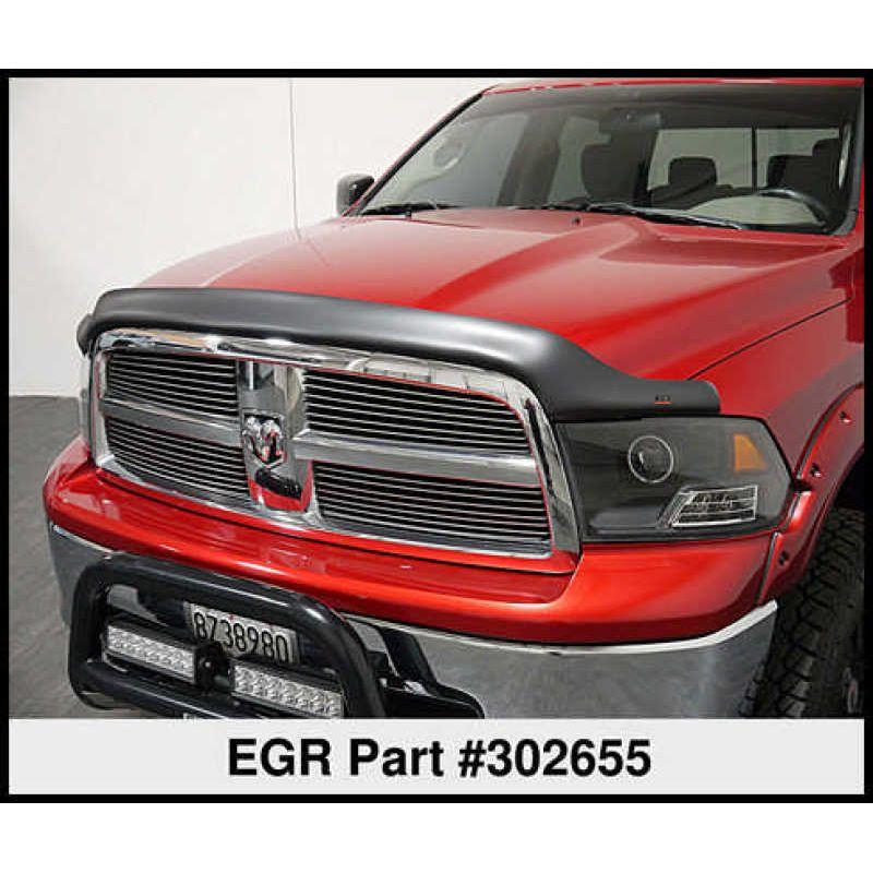 EGR 09-13 Dodge Ram Pickup Superguard Hood Shield - Matte (302655)-tuningsupply.com