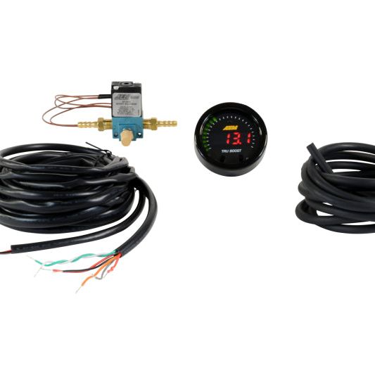 AEM X-Series Tru-Boost Controller Gauge w/ Boost Control Solenoid 80PSIg Internal MAP Sensor-tuningsupply.com