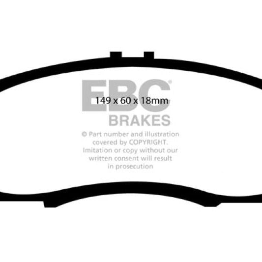 EBC Brakes Bluestuff Street and Track Day Brake Pads-tuningsupply.com