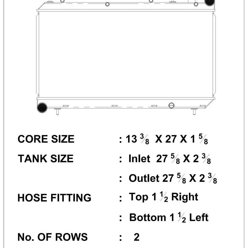 CSF 93-98 Subaru Impreza Radiator-tuningsupply.com